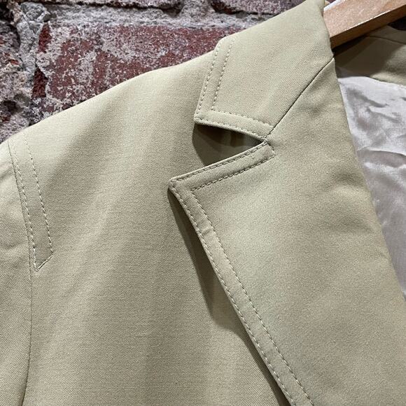 Versus Versace Khaki Blazer Jacket Size 34/48 - Picture 3 of 7